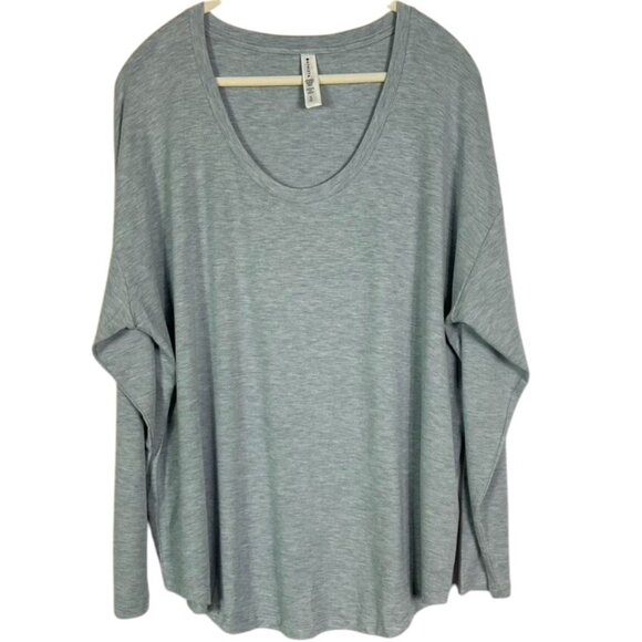 Athleta Cloudlight Stratus Top, Women's XL, Blue, 67% Modal, 29% Poly, 4% Spandx - Picture 1 of 7